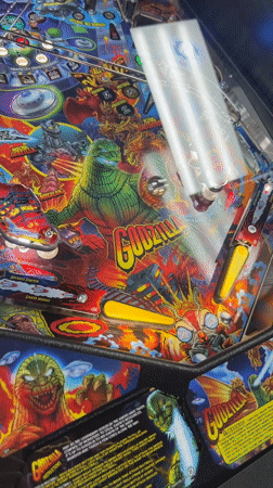 Godzilla pinball machine captured in Cape Coral gameplay footage
