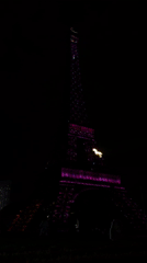 Replica Eiffel Tower in Shenzhen runs a full light and fireworks show
