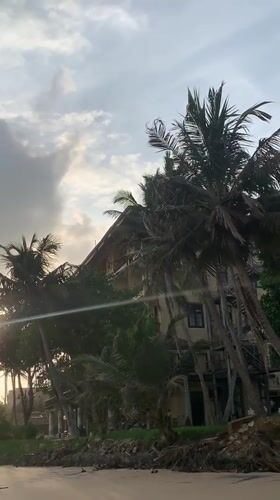 Dawn beach scene captured in Kabalana, Sri Lanka