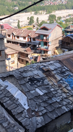 Daily life documented in Vashisht mountain valley town