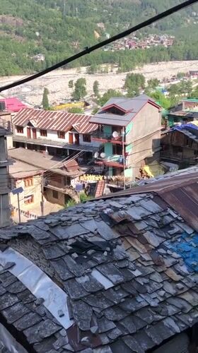 Daily life documented in Vashisht mountain valley town