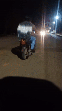 Nighttime street activity recorded across three Nigerian communities