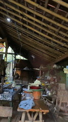 Rural walk through traditional village paths documented in Kresek