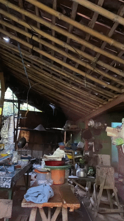 Rural walk through traditional village paths documented in Kresek
