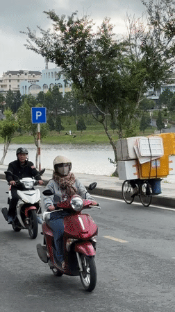 Early morning lakeside life documented around Da Lat's Xuan Huong Lake