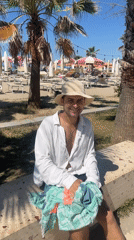 Casual summer morning on the Durrës waterfront path