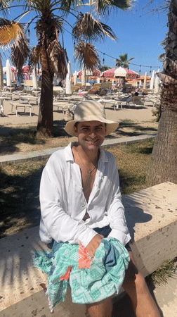 Casual summer morning on the Durrës waterfront path