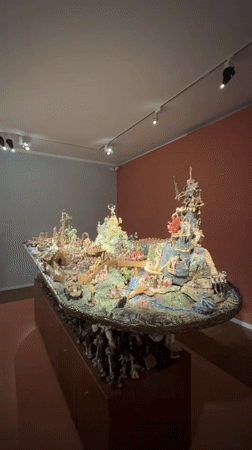 Miniature exhibition showcases detailed dioramas in Tel Aviv gallery