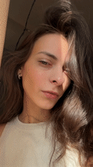 Woman documented in multiple indoor locations in Krasnoyarsk