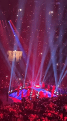 Packed arena concert lights up Friends Arena in Solna