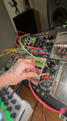 Early morning synthesizer session captured in Vicente López