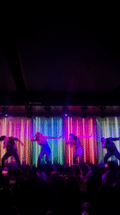Dance performance captured at Mexico City nightclub early morning