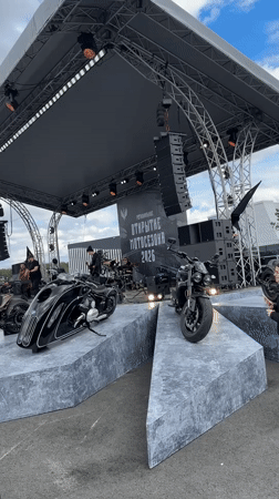 Motorcycle season opens in Yekaterinburg with live music, bike displays