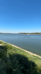 Silistra riverfront: Danube views, a ferry, and city landmarks