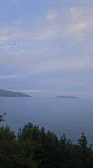 Early morning coastal scene recorded in Orikum, Albania