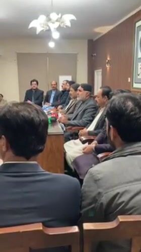 Press conference held at Quetta Press Club in Pakistan