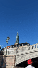 Tourist activities documented across Copenhagen during sunny afternoon