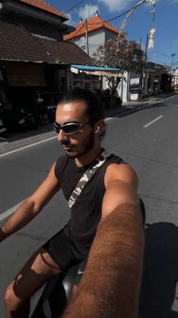 Scooter ride leads to a rustic North Kuta bakery stop