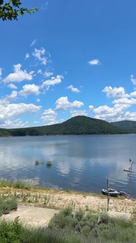Serene lake views in Asparuhovo on sunny morning
