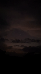 Bright object spotted through cloudy skies over Igbara, Nigeria