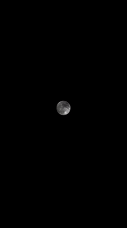 Full moon observed over Belgrade on April evening