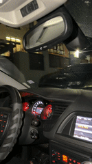Night drive through residential Lozen, Bulgaria captured on camera
