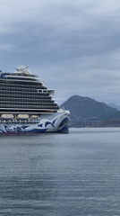 Cruise ship docks in Bar, Montenegro harbor draws onlookers
