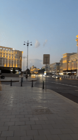 Astana at dusk: parks, monuments, and city spaces
