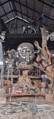 Art workshop showcases metal animal sculptures in Ubud District