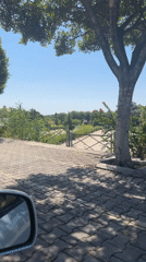 Solar panel pyramid structure spotted in sunny Antalya park