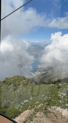 Tourists ride alpine coaster attractions in Kuk, Montenegro