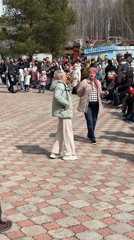 Spring festival celebrations documented in Chaikovsky, Russia park