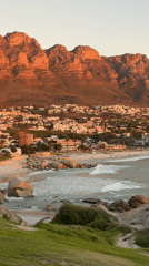 Cape Town coastal sunset captured on video
