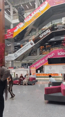 Inside Jizzakh's Kok Saroy mall and its supermarket