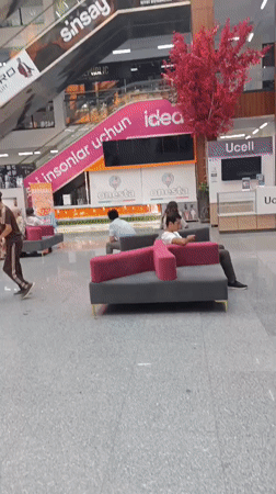 Inside Jizzakh's Kok Saroy mall and its supermarket