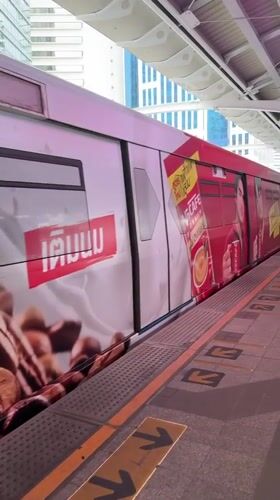 Bangkok commuters navigate morning rush hour transit system