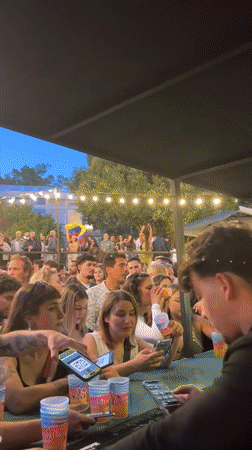 Crowded outdoor concert held in Amadora, Portugal