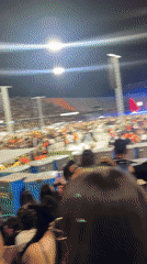 Late-night outdoor concert draws crowds in Medellín, Colombia