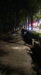 Nighttime street scenes documented across Chongqing High-tech Zone