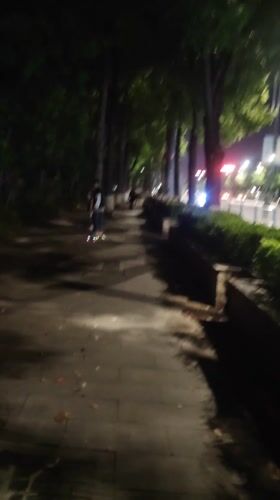 Nighttime street scenes documented across Chongqing High-tech Zone