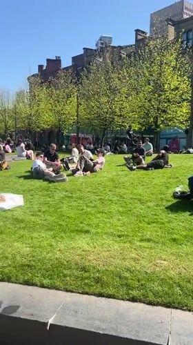 Manchester residents enjoy sunny Saturday afternoon across city locations