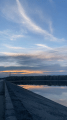 Afternoon scenes documented around Noviy, Russia waterfront and forests