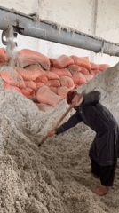 Worker observed at textile facility in Shurandam, Afghanistan