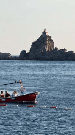 Daily life scenes captured in Petrovac centar, Montenegro