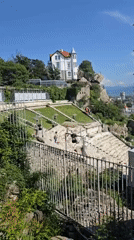 Plovdiv cityscape and Roman theatre documented by witnesses