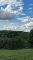 Spring afternoon landscapes documented in rural Эстачи, Russia