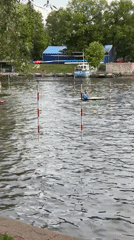 Water sports training session observed on Saint Petersburg waterway