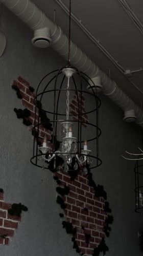 Interior chandelier observed in Moscow residential or commercial space