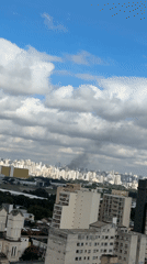 Smoke and helicopter activity observed over São Paulo cityscape