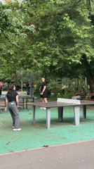 Active afternoon at Moscow park playground and recreation area